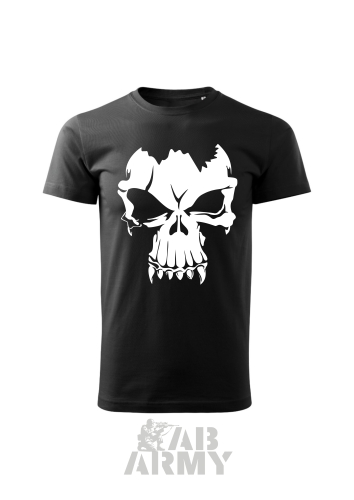 Tričko URBAN SKULL AB Army